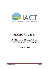 Memoria Instituto Andaluz de Ciencias de la Tierra 2014